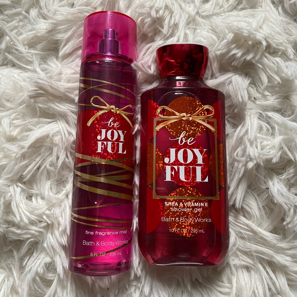 Be Joyful bath and body works set